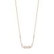 Emporio Armani Women's Rose Gold-Tone Brass Station Necklace -  EGS3108221