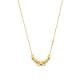Michael Kors Women's Premium Astor Link Gold-Tone Sterling Silver Pendant Necklace -  MKC170800710