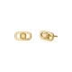 Michael Kors Women's Premium Astor Link Gold-Tone Sterling Silver Stud Earrings -  MKC171200710