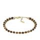 Fossil Women's All Stacked Up Brown Tiger's Eye Multi-Strand Bracelet -  JF04683710