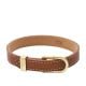 Heritage D Link Brown Leather Strap Bracelet - JF04233710