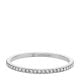 Fossil Women's All Stacked Up Stainless Steel Band Ring -  JF0468704019