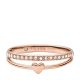 Fossil Women's Vintage Glitz Clear Crystals Banded - JF0346079119