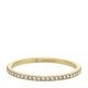 Fossil Women's All Stacked Up Gold-Tone Stainless Steel Band Ring -  JF0468671014