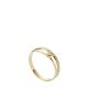 Fossil Women's Sadie All Stacked Up Gold-Tone Stainless Steel Band Ring - JF0375071018