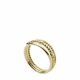 Fossil Women's Vintage Iconic Goudkleurige Ring - JF0380171016