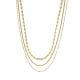 Emporio Armani Women's Gold-Tone Brass Multi-Strand Necklace -  EGS3111710