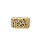 Michael Kors Women's Premium Metallic Muse 14K Gold-Plated Cheetah Print Band Ring -  MKJ8283CZ7106