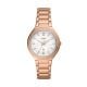 Fossil Women's Ashtyn Three-Hand Date, Rose Gold-Tone Stainless Steel Watch - BQ3841