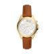 Fossil Women's Modern Courier Chronograph, Gold-Tone Stainless Steel Watch - BQ3851