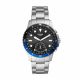 Fossil Hybrid Men's FB-01 Silver Stainless Steel Smartwatch  - FTW1199