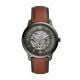 Fossil Men's Neutra Auto Smoke Round Leather Watch - ME3161