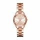 Michael Kors Women's Slim Runway Rose Gold Round Stainless Steel Watch - MK3513