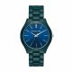 Michael Kors Women's Slim Runway Blue Round Stainless Steel Watch - MK4416