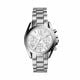 Michael Kors Women's Bradshaw Silver/Steel Round Stainless Steel Watch - MK6174