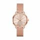 Michael Kors Women's Portia Rose Gold Round Stainless Steel Watch - MK3845