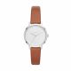 Dkny Women's The Modernist Silver Round Leather Watch - NY2676