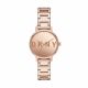 Dkny Women's The Modernist Rose Gold Round Stainless Steel Watch - NY2839