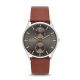Skagen Men's Holst Silver Round Leather Watch - SKW6086