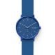 Skagen Unisex Aaren Blue Round Silicone Watch - SKW6508