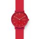 Skagen Unisex Aaren Red Round Silicone Watch - SKW6512