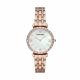 Armani Women's Gianni T-Bar Rose Gold Round Stainless Steel Watch - AR11294