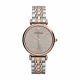 Armani Women's Gianni T-Bar Rose Gold Round Stainless Steel Watch - AR1840