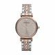 Emporio Armani Women's Gianni T-Bar Rose Gold Round Stainless Steel Watch - AR1840