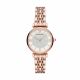 Emporio Armani Women's Gianni T-Bar Rose Gold Round Stainless Steel Watch - AR11244