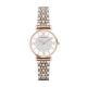 Emporio Armani Women's Gianni T-Bar Rose Gold Round Stainless Steel Watch - AR1926