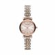 Armani Women's Gianni T-Bar Rose Gold Round Stainless Steel Watch - AR11223