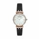 Armani Women's Gianni T-Bar Rose Gold Round Leather Watch - AR11295