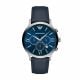 Emporio Armani Men's Chronograph Blue Leather Watch - AR11226