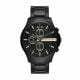 Armani Exchange Men's Hampton Black Round Stainless Steel Watch