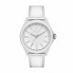 Armani Exchange Men's Drexler White Round Polyurethane Watch - AX2630