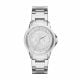 Armani Exchange Women's Lady Banks Silver Round Stainless Steel Watch - AX4320