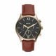 Fossil Men's Fenmore Multifunction, Brown-Tone Stainless Steel Watch - BQ2404