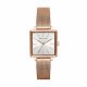 Armani Exchange Women's Lola Square Rose Gold Square Stainless Steel Watch - AX5802