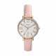Fossil Women's Jacqueline Rose Gold Round Leather Watch - ES4303