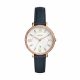 Fossil Women's Jacqueline Rose Gold Round Leather Watch - ES4291