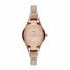 Fossil Women's Georgia Rose Gold Round Leather Watch - ES3262