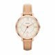 Fossil Women's Jacqueline Rose Gold Round Leather Watch - ES3487