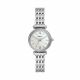 Fossil Women's Carlie Mini Silver Round Stainless Steel Watch - ES4647