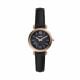 Fossil Women's Carlie Mini Rose Gold Round Leather Watch - ES4700