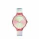 Puma Women's Contour Pink Round Leather Watch - P1030