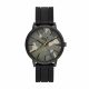 Armani Exchange Men's Cayde Silver Round Silicone Watch - AX2721