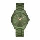 Michael Kors Women's Slim Runway Green Round Aluminum Watch - MK4526