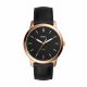 Fossil Men's The Minimalist Rose Gold Round Leather Watch - FS5376