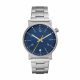 Fossil Men's Barstow Silver Round Stainless Steel Watch - FS5509