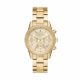 Michael Kors Women's Ritz Gold Round Stainless Steel Watch - MK6597